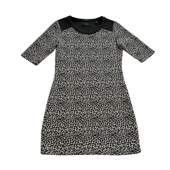 Scotch & Soda | Maison Scotch Black & White Animal Print Dress - Size Small - Picture 2 of 11
